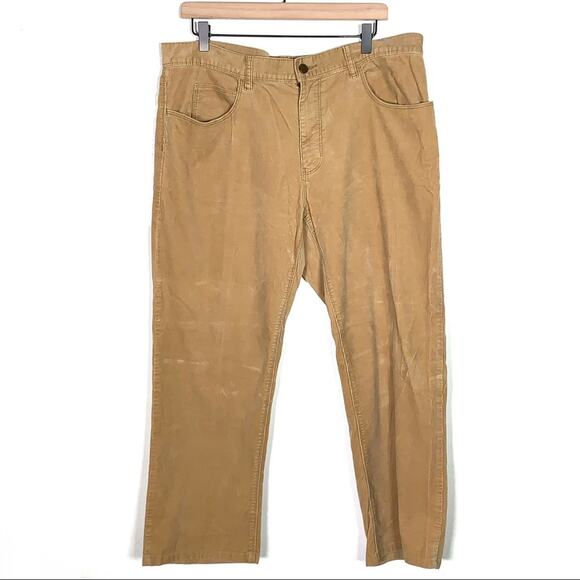 Michael Kors Classic brown tan straight leg corduroy jeans pants Men's size 36 - Picture 1 of 8